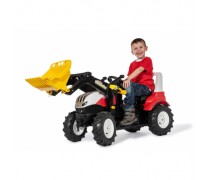 Minamas traktorius su kaušu ir pripučiamais ratais - vaikams nuo 3 iki 8 metų | rollyFarmtrac Steyr 6300 Terrus CVT | Rolly Toys